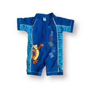 Disney Baby Tigger One Piece Rashguard Size 9-12 Months